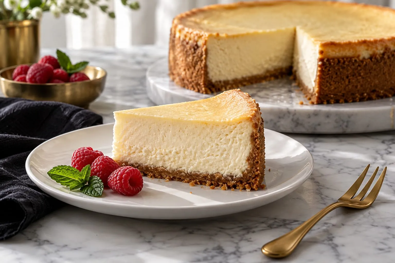 Classic Vanilla Cheesecake