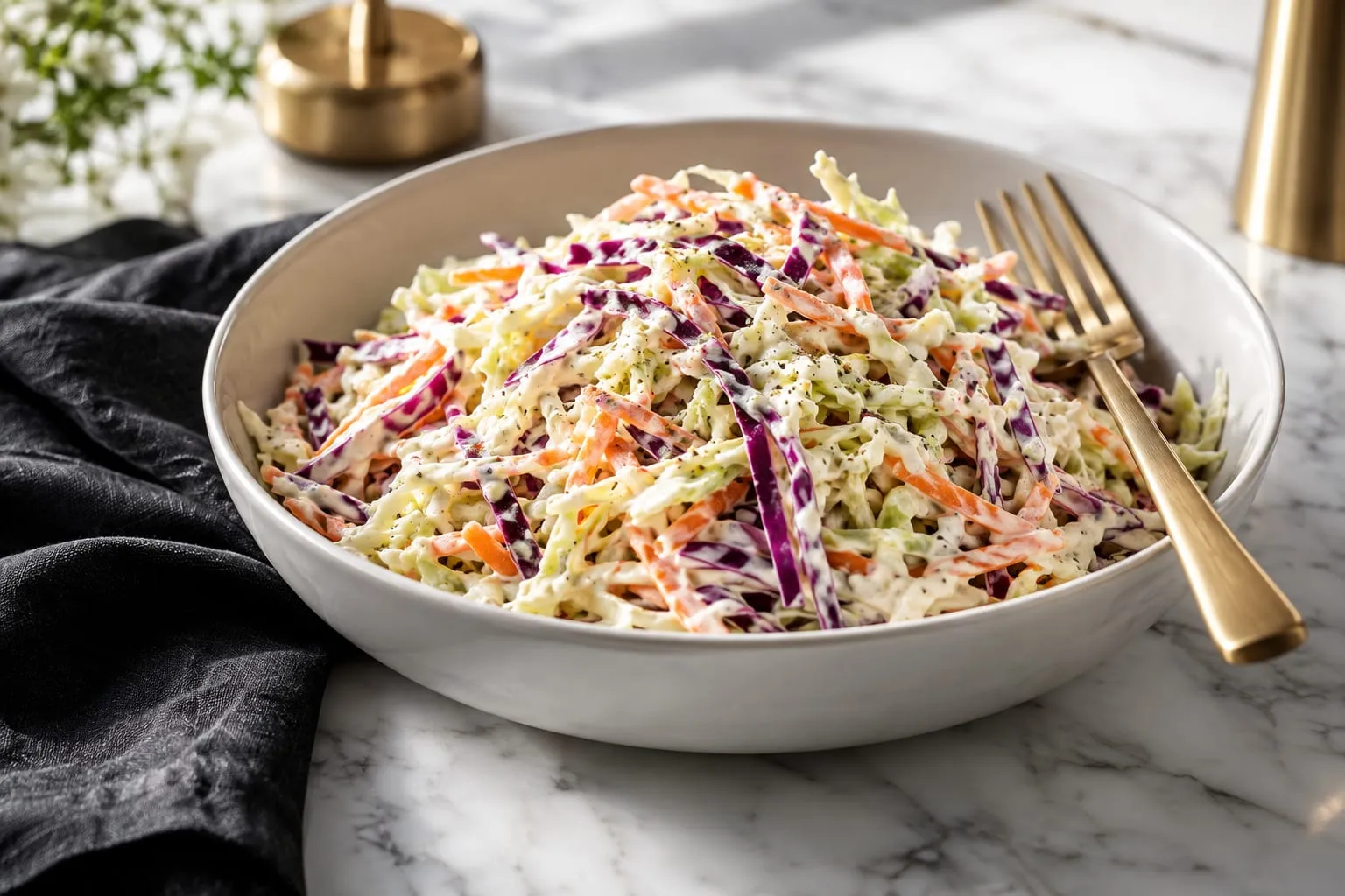 Creamy Keto Coleslaw