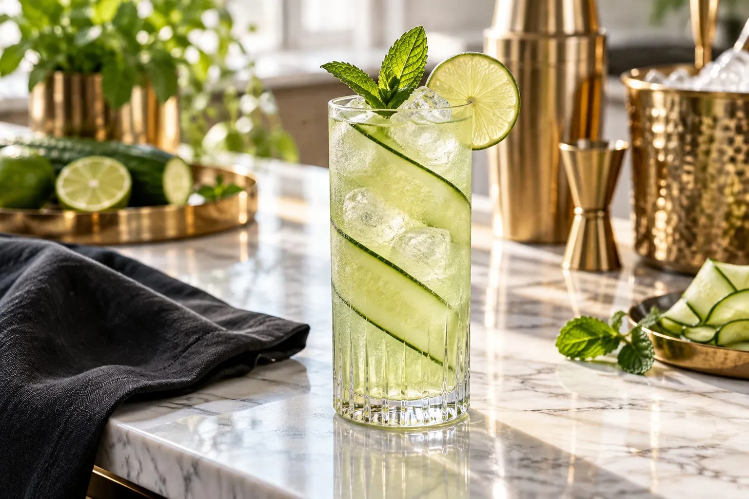 Cucumber Mint Gin Cooler