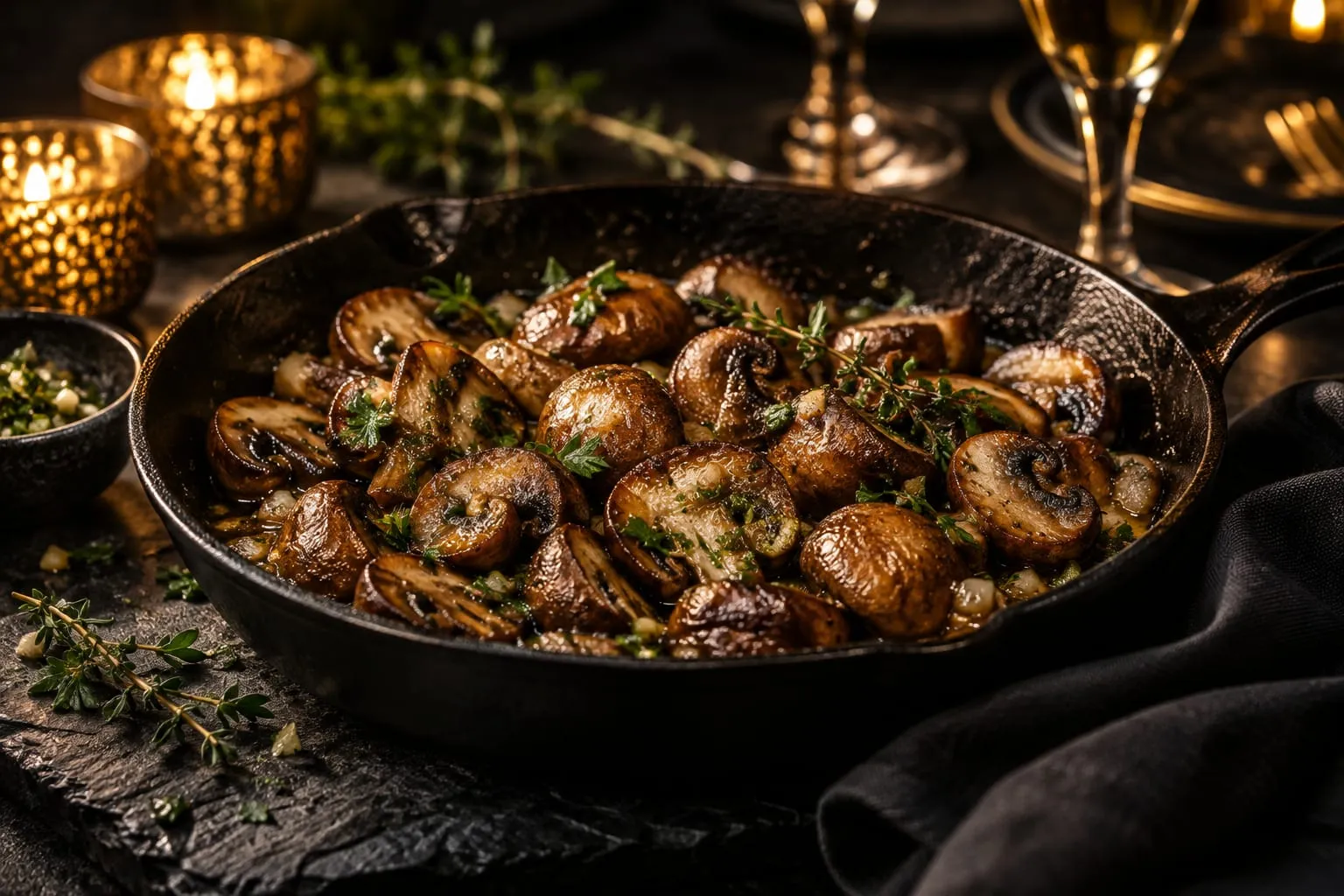 Garlic Butter Mushrooms