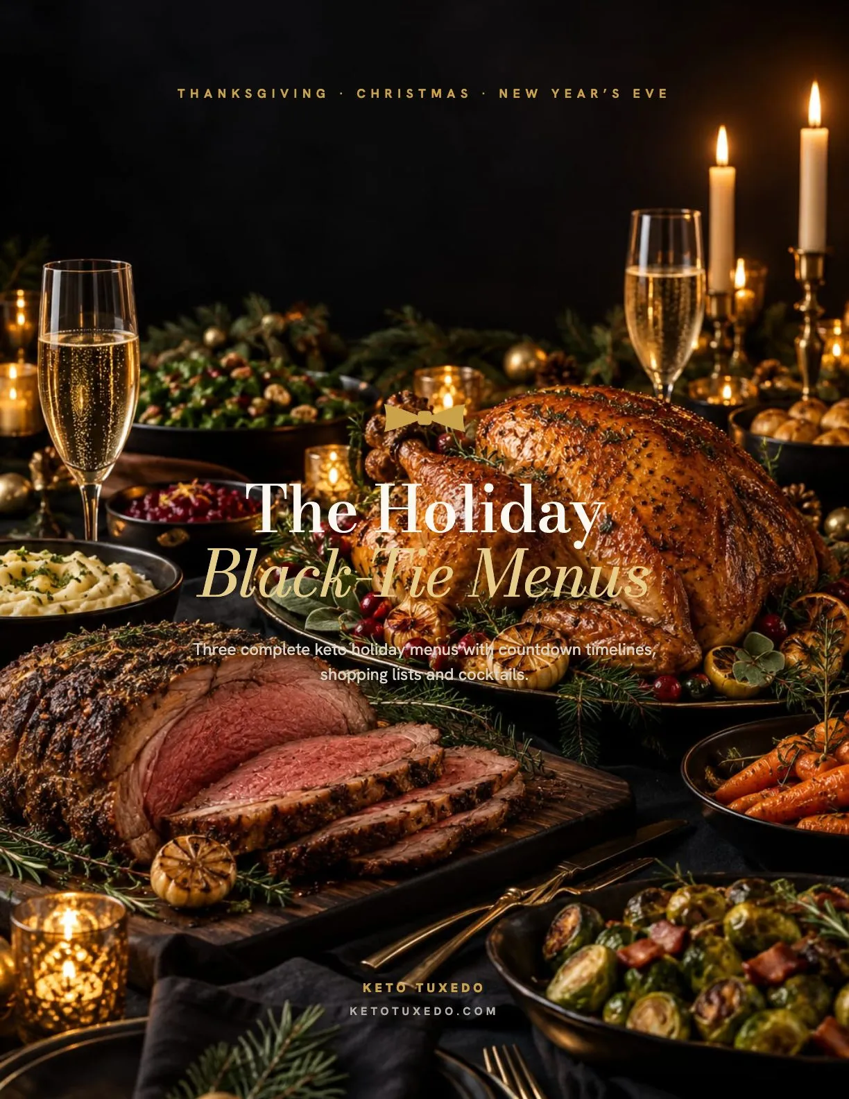 Holiday Menus sample page 1