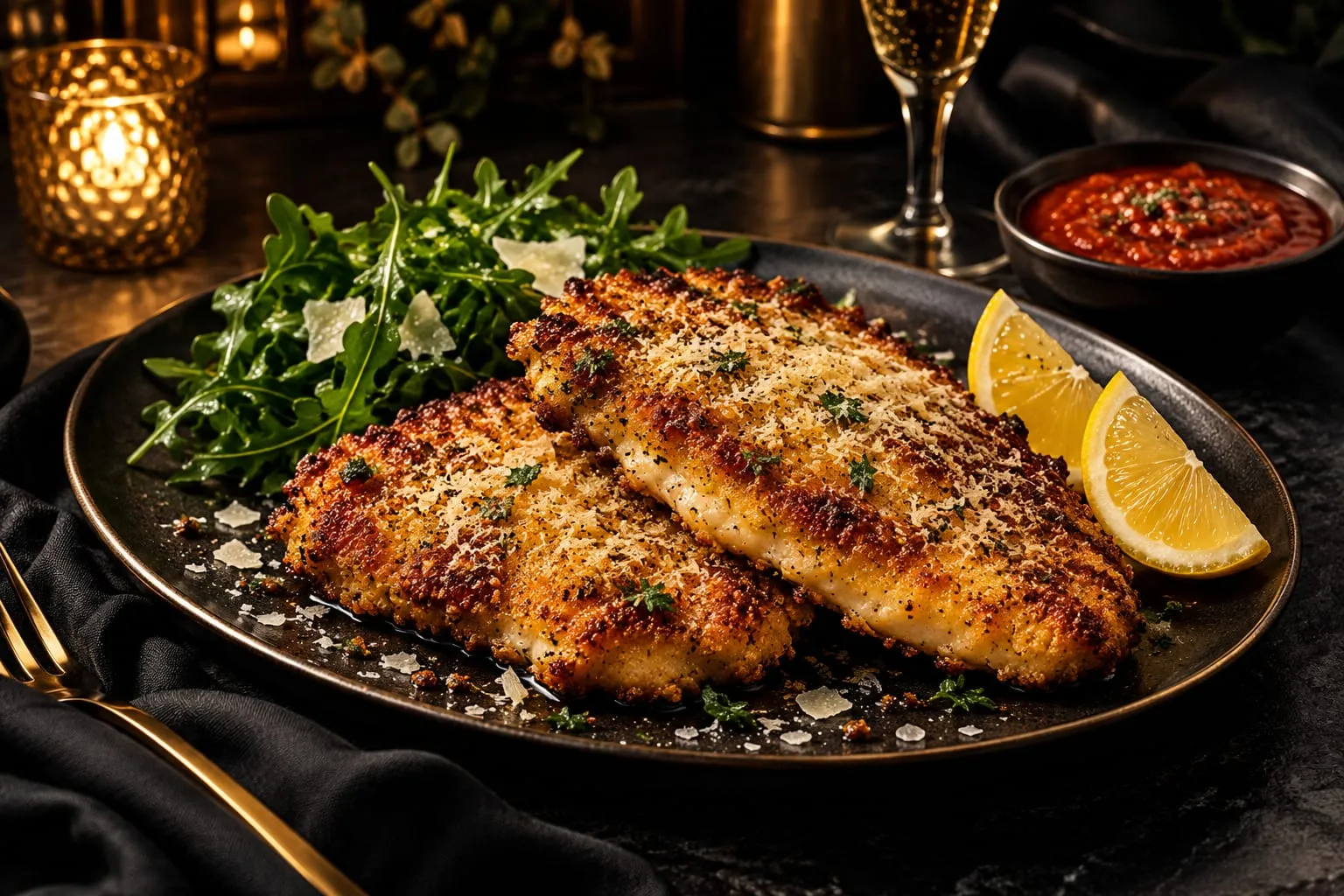 Parmesan-Crusted Chicken Cutlets