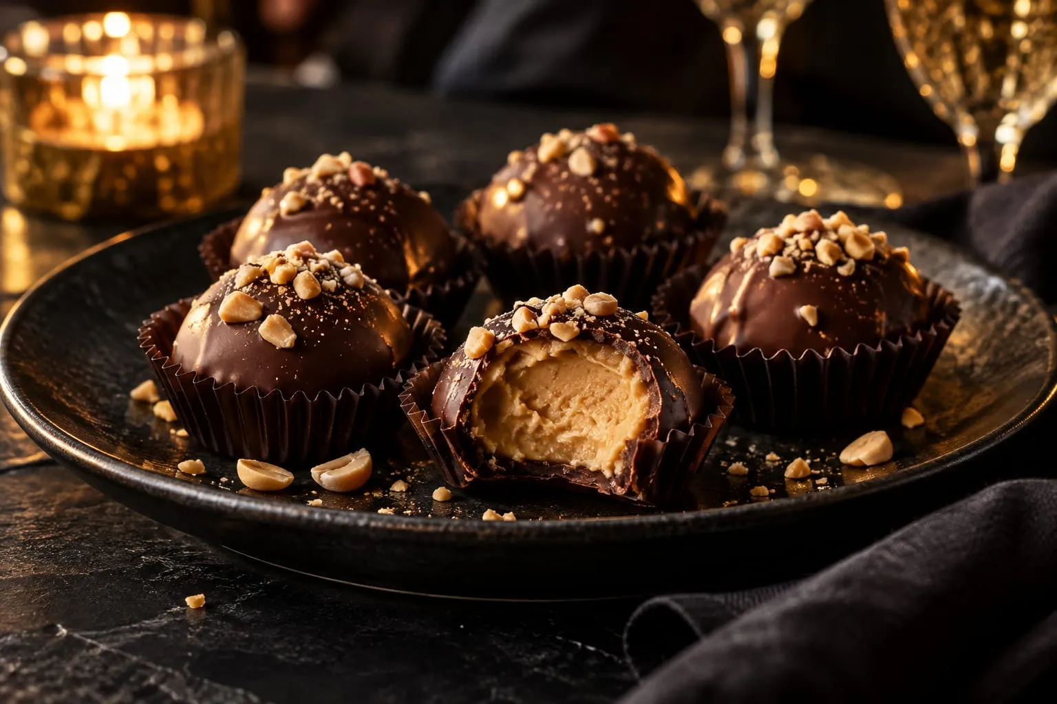 Peanut Butter Chocolate Fat Bombs