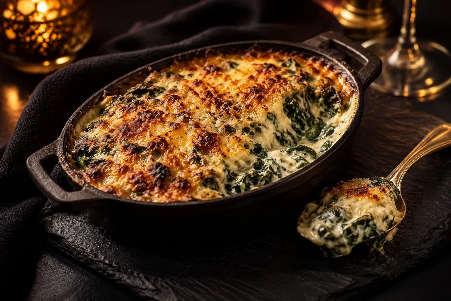 Steakhouse Creamed Spinach