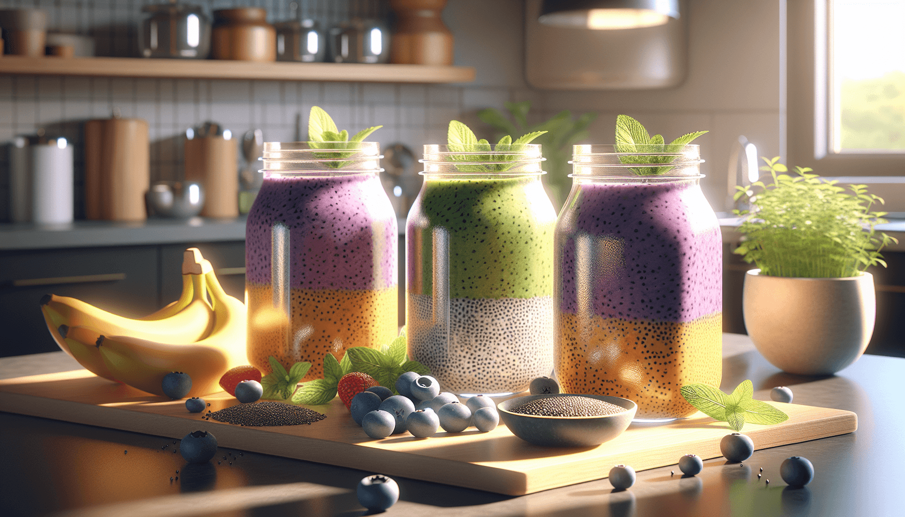 Overnight Chia Smoothies Boost Morning Energy Overnight Chia Smoothies Boost Morning Energy